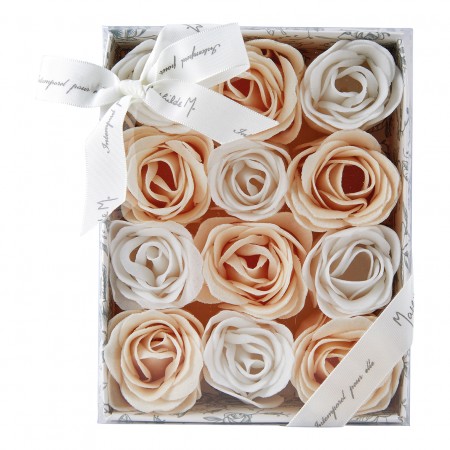 Coffret de 12 roses de...