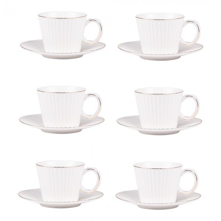 Coffret 6 tasses à café +...